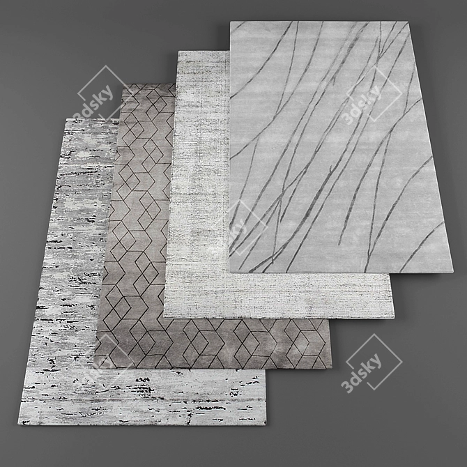 Luxury Rugs Collection 3D model image 1