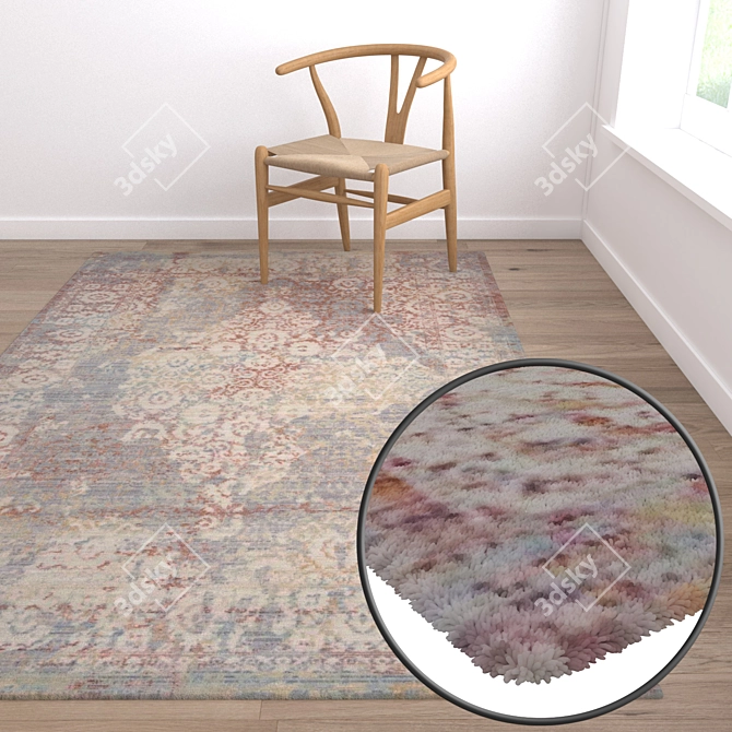 High-Quality Carpet Set for Stunning Renders 3D model image 5