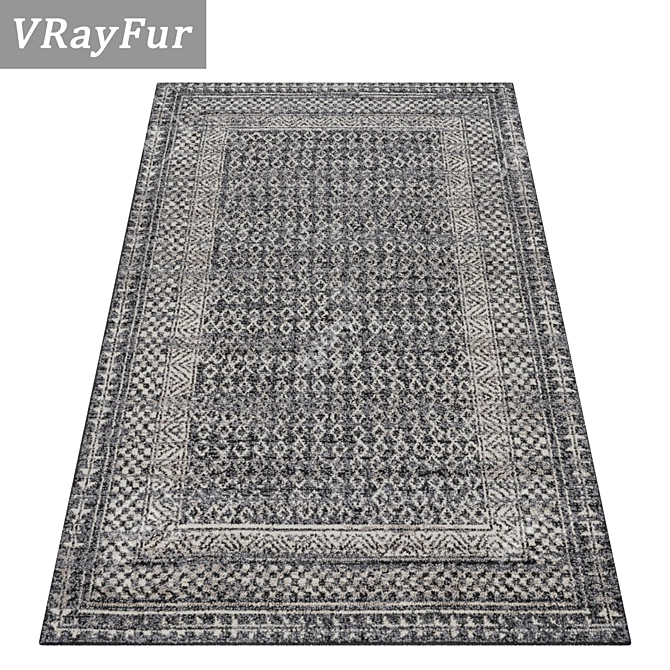 Luxury Carpets Set 3D 3D model image 2