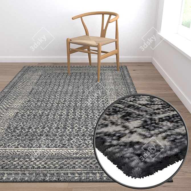 Luxury Carpets Set 3D 3D model image 5