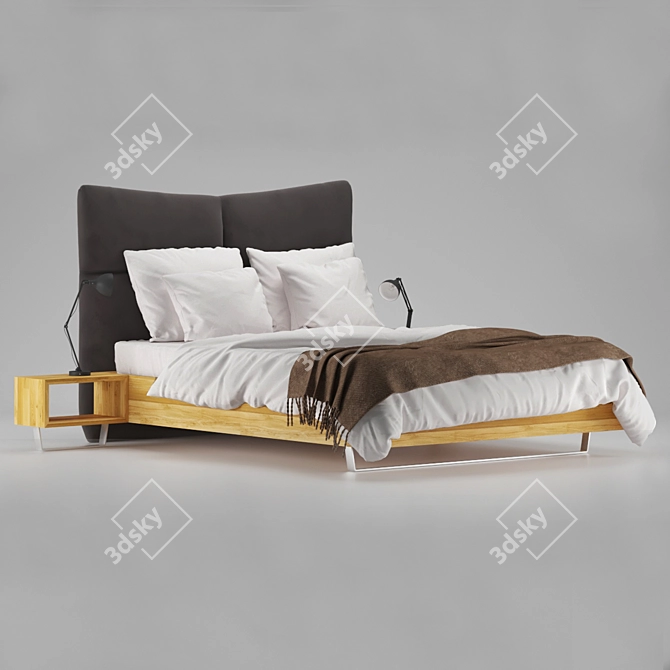 CozySlip Bed Town 3D model image 2