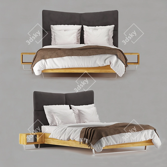 CozySlip Bed Town 3D model image 5