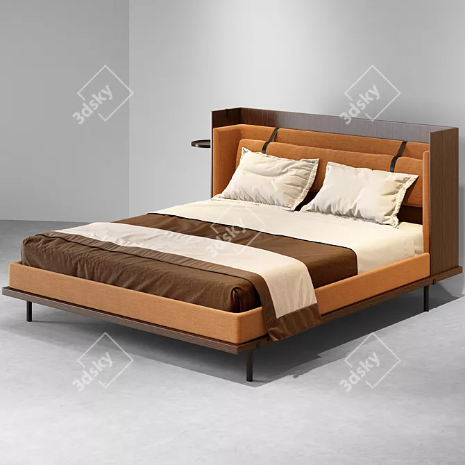 Luxury Molteni & C Bed 3D model image 1