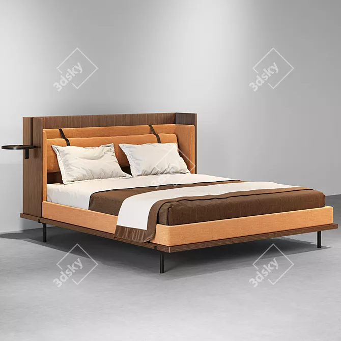 Luxury Molteni & C Bed 3D model image 2