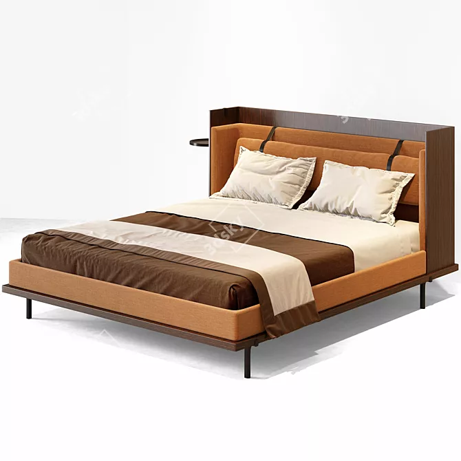 Luxury Molteni & C Bed 3D model image 5