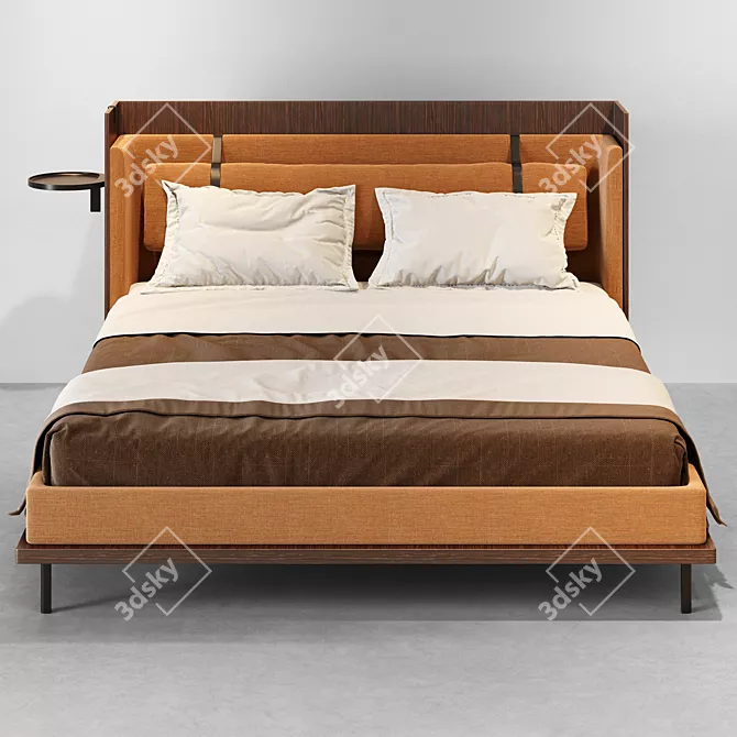 Luxury Molteni & C Bed 3D model image 7