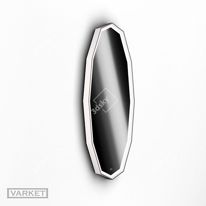 Smart Light Mirror: Varket Nimbus Elipse 3D model image 2