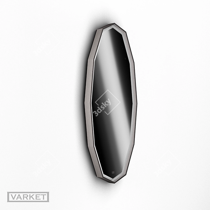 Smart Light Mirror: Varket Nimbus Elipse 3D model image 3