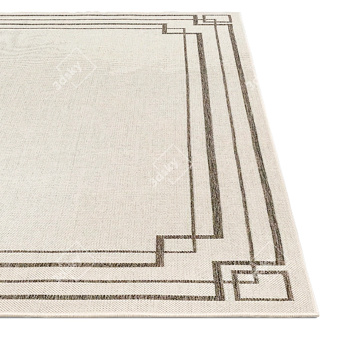 Luxury Shaggy Carpet | No. 001 3D model image 2