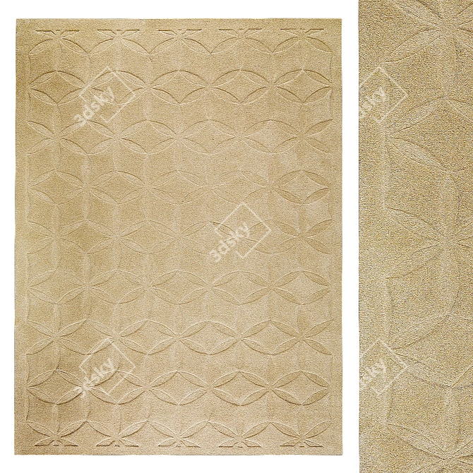 Luxury Upholstered Carpet 3D model image 1