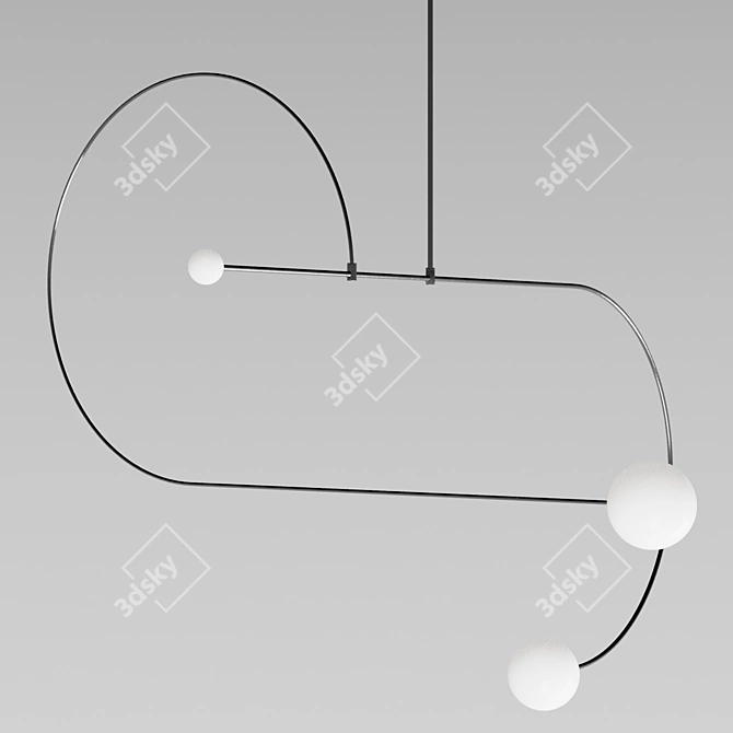  Luminary Glass Iron Lighting 3D model image 1