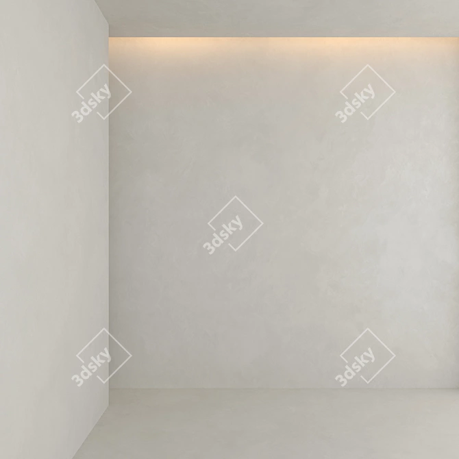 Premium Decorative Plaster: High-Quality Textures, Multiple Formats 3D model image 1