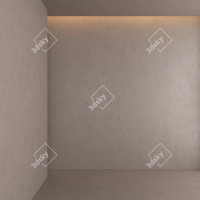 Elegant Plaster Finishes Kit 3D model image 1