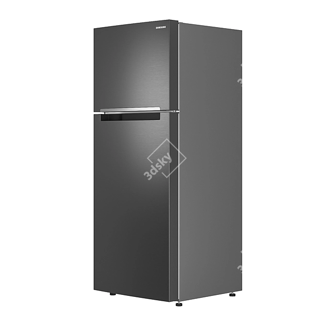 Samsung RT6000 43K6000BS: Stylish Fridge with Spacious Interior 3D model image 2