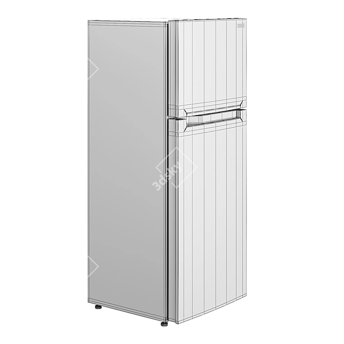 Samsung RT6000 43K6000BS: Stylish Fridge with Spacious Interior 3D model image 4