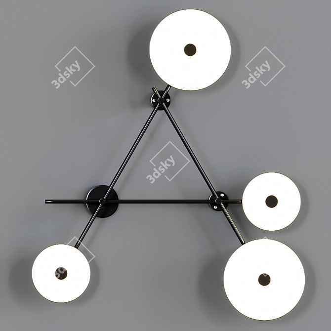 Modern Metal Lampatron DOTS 2 3D model image 3