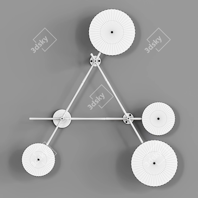 Modern Metal Lampatron DOTS 2 3D model image 4