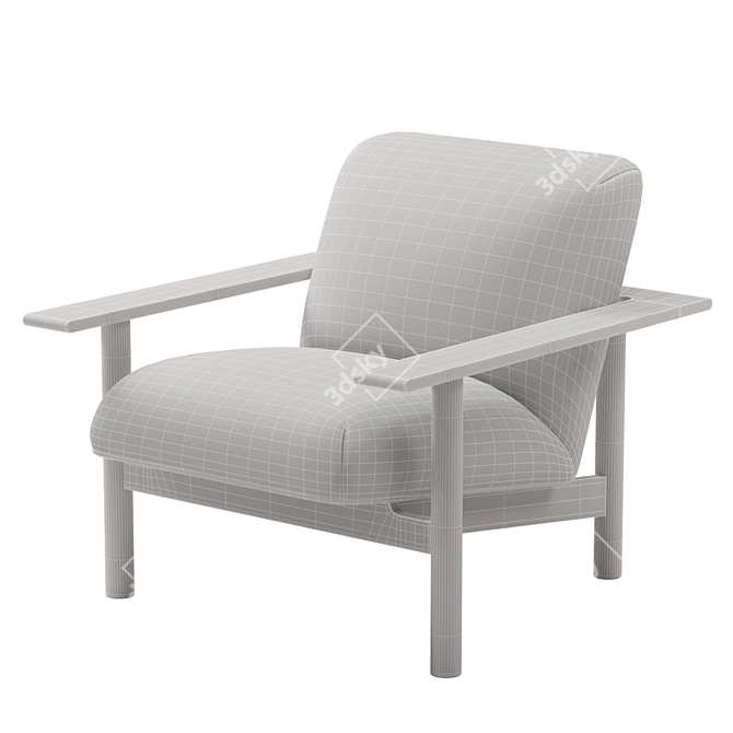 Zilio Aldo Kinoko Lounge Chair 3D model image 3