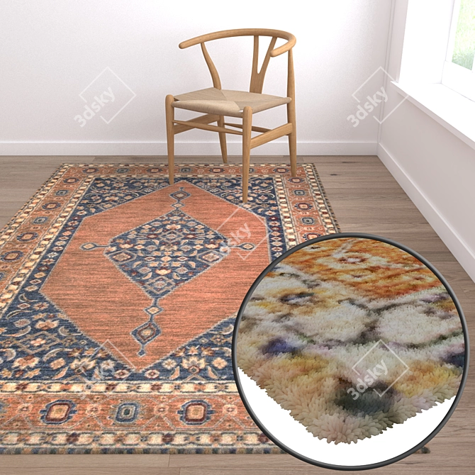 Luxury Carpet Set : High-Quality Textures for Stunning Renders 3D model image 5