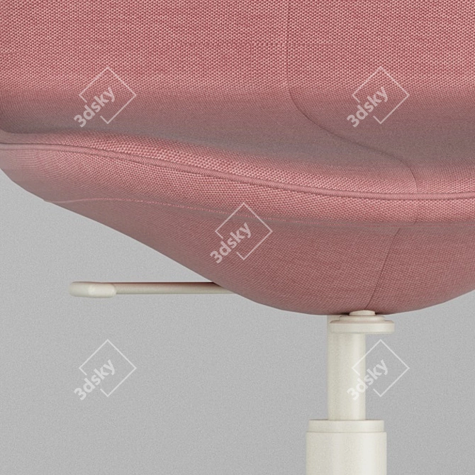 Sleek Swivel Chair: LÅNGFJÄLL Conference 3D model image 2