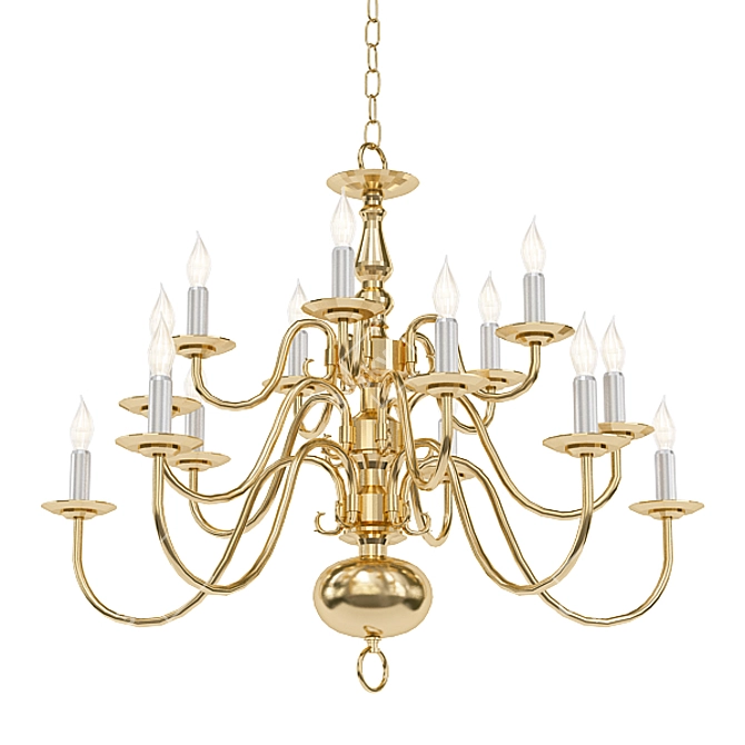 Modern Chandelier Collection 3D model image 5