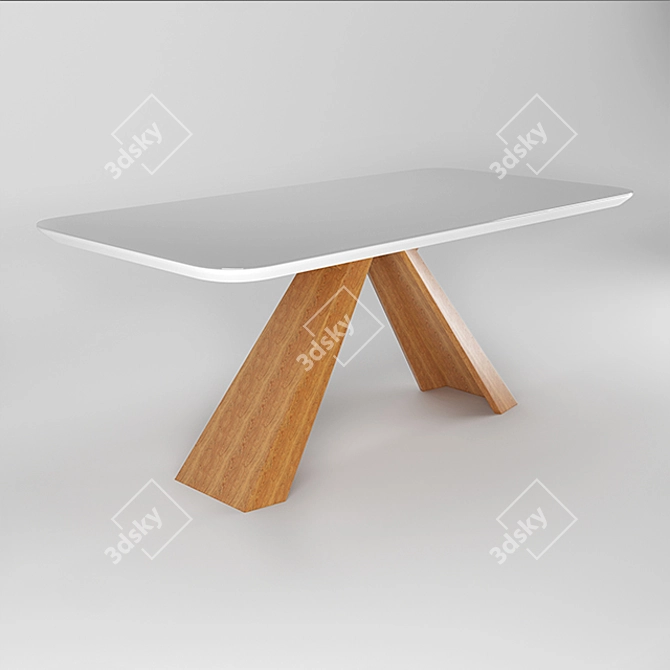 Modern Carol Table: Elegant and Functional 3D model image 2