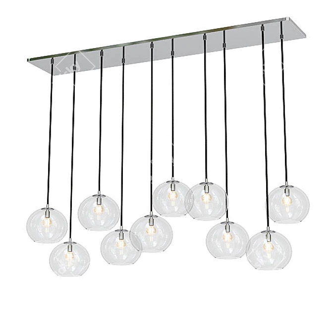 Modern Chandelier Collection 3D model image 2