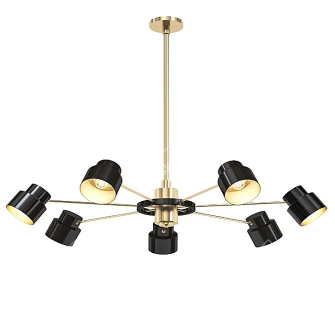 Modern Chandelier Collection 3D model image 3