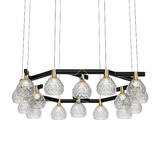 Modern Chandeliers Collection 3D model image 5