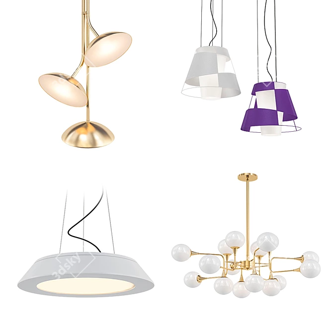 Modern Lighting Collection 3D model image 1