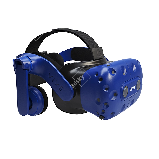 Immersive HTC Vive Pro: Detailed 3D Model 3D model image 1