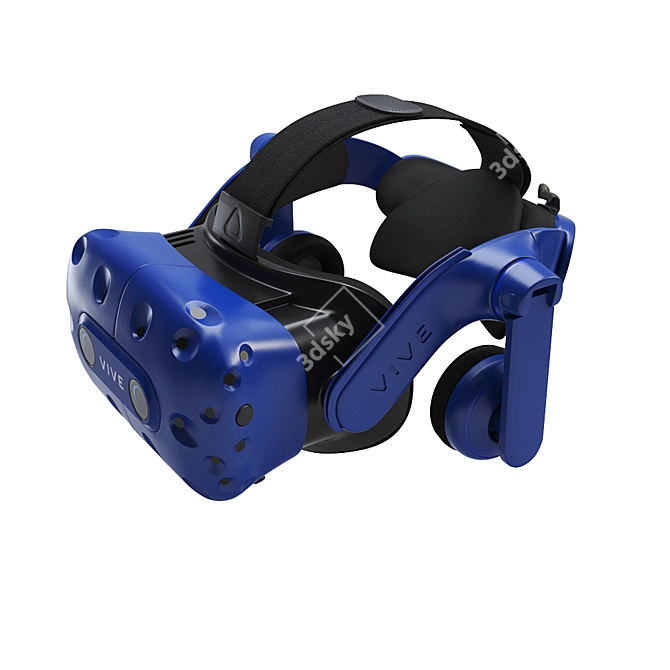 Immersive HTC Vive Pro: Detailed 3D Model 3D model image 2