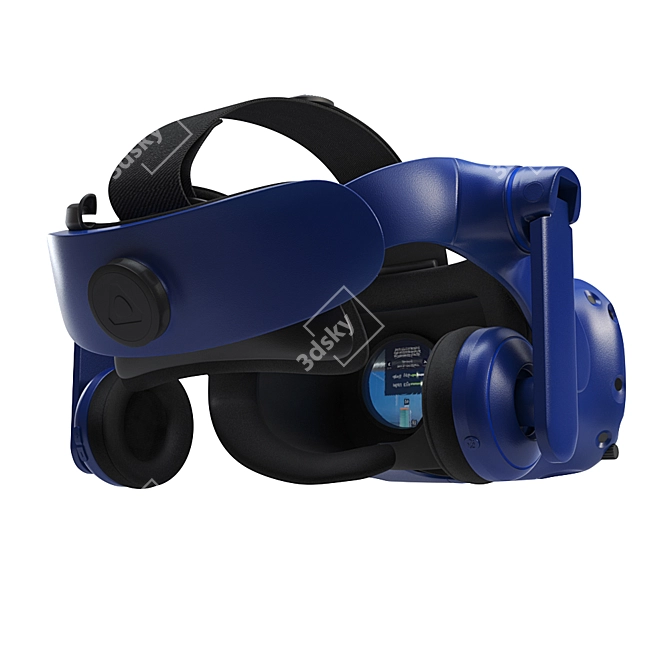 Immersive HTC Vive Pro: Detailed 3D Model 3D model image 4