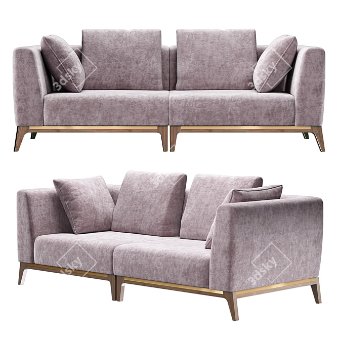 TANAGRA Canterville Sofa - Luxurious and Stylish 3D model image 1
