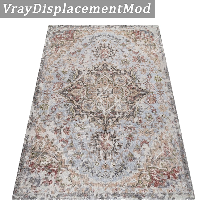 Luxury Rug Set: High-Quality Textures 3D model image 3