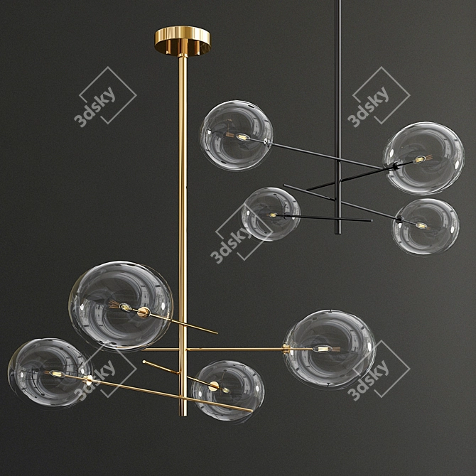 Globe Pendant Light Collection 3D model image 3