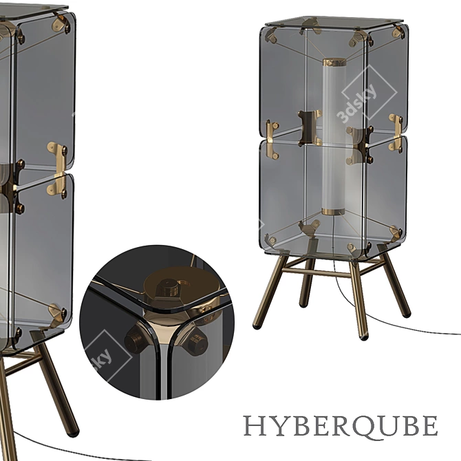 Sleek HYPERQUBE_FLOOR_2: Modern 3D Model 3D model image 4