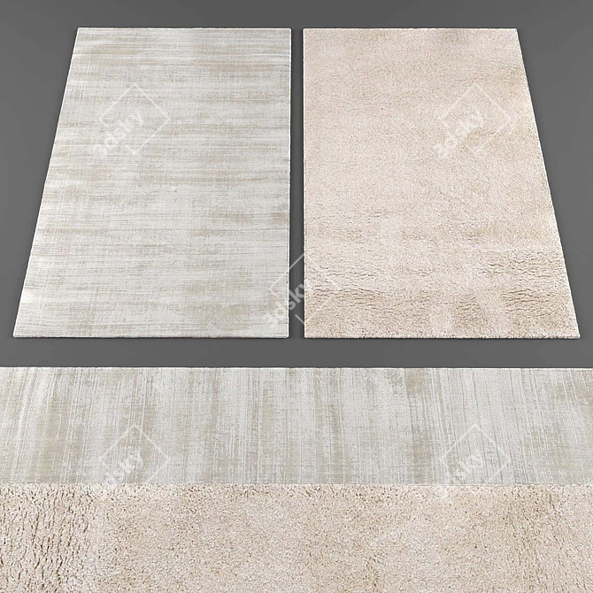 Stylish Rug Collection 3D model image 3