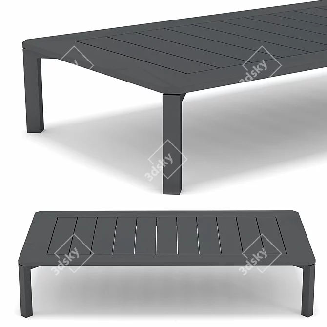 Sleek Palma Coffee Table: Outdoor Elegance 3D model image 1