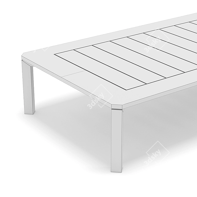 Sleek Palma Coffee Table: Outdoor Elegance 3D model image 2