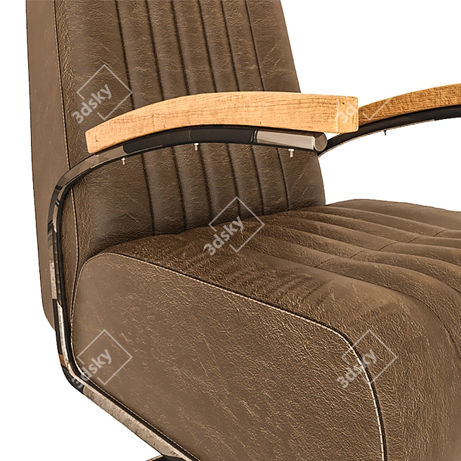 Modern Loft Armchair: Stylish & Comfortable 3D model image 3