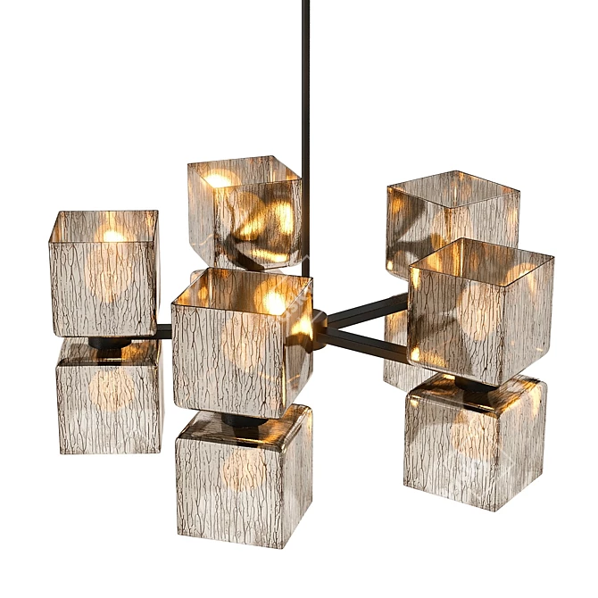 Elegant Ava Chandelier: Stunning Illumination 3D model image 2