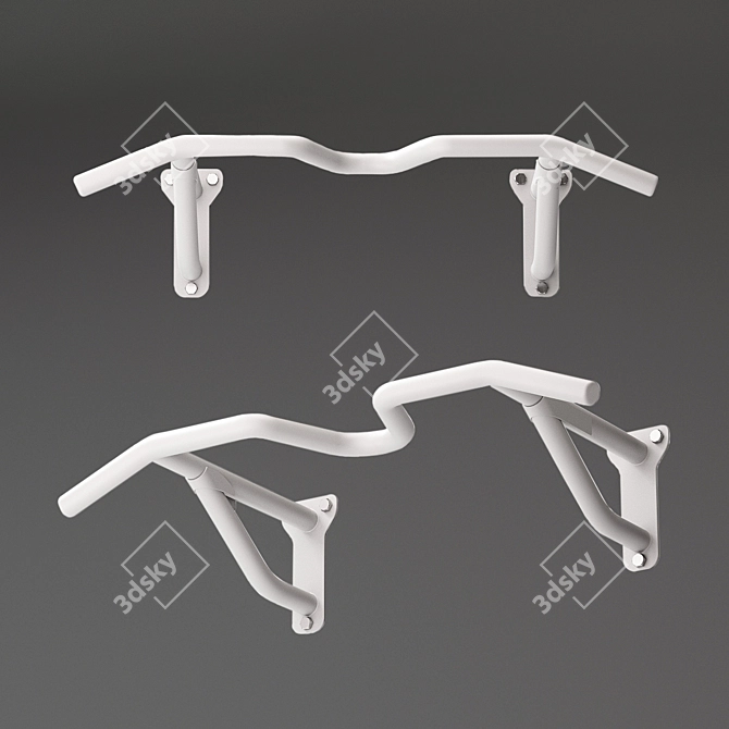 Gorilla Gym Horizontal Bar GRT003 3D model image 3