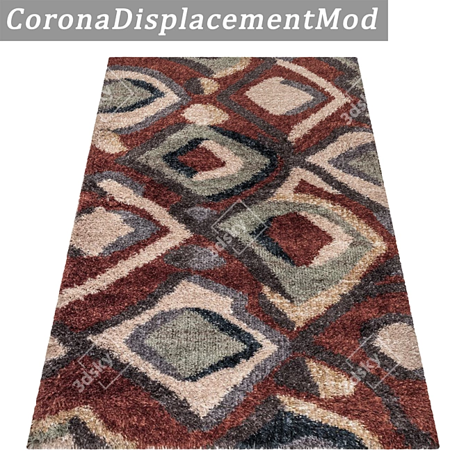 Luxury Carpets Set with High-Quality Textures 3D model image 4