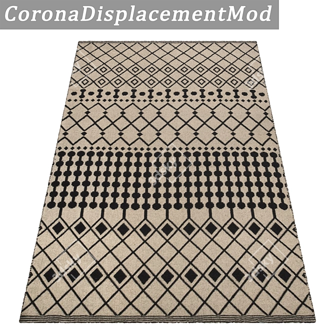 Luxury Rug Set: High-Quality Textures for Versatile Use 3D model image 4