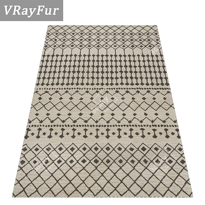 Versatile High-Quality Carpet Set 3D model image 2