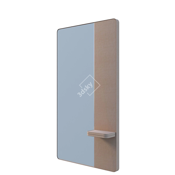 Elegant Smart Mirror Mia 3D model image 1