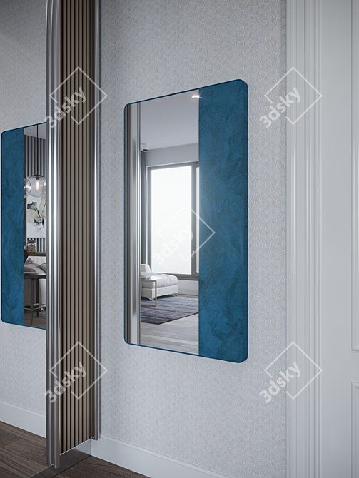 Elegant Smart Mirror Mia 3D model image 4