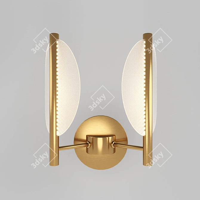 Praia 40.3330: Stylish Modern Brass Ceiling Light 3D model image 1