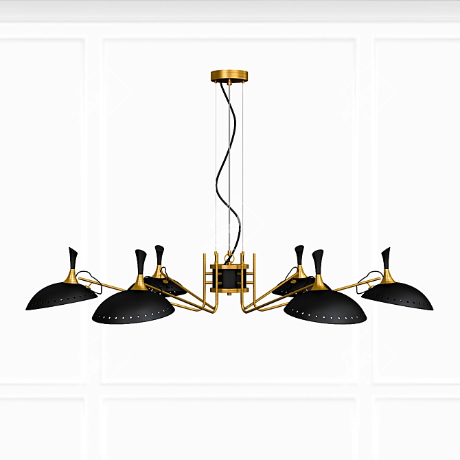 Contemporary Inspiration | Abbey Heritage Ceiling Light 3D model image 2